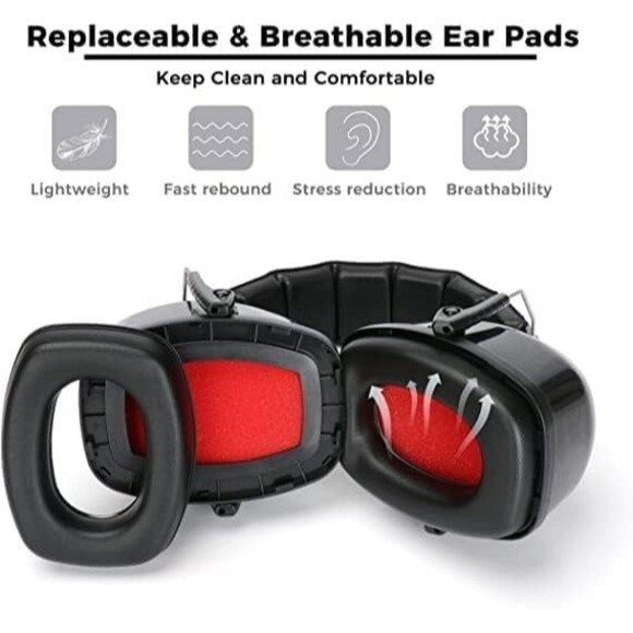 HOWARD LEIGHT VS130 VeriShield Black Over-The-Head Earmuff, NRR 30 (1035108-VS) - Picture 4 of 6